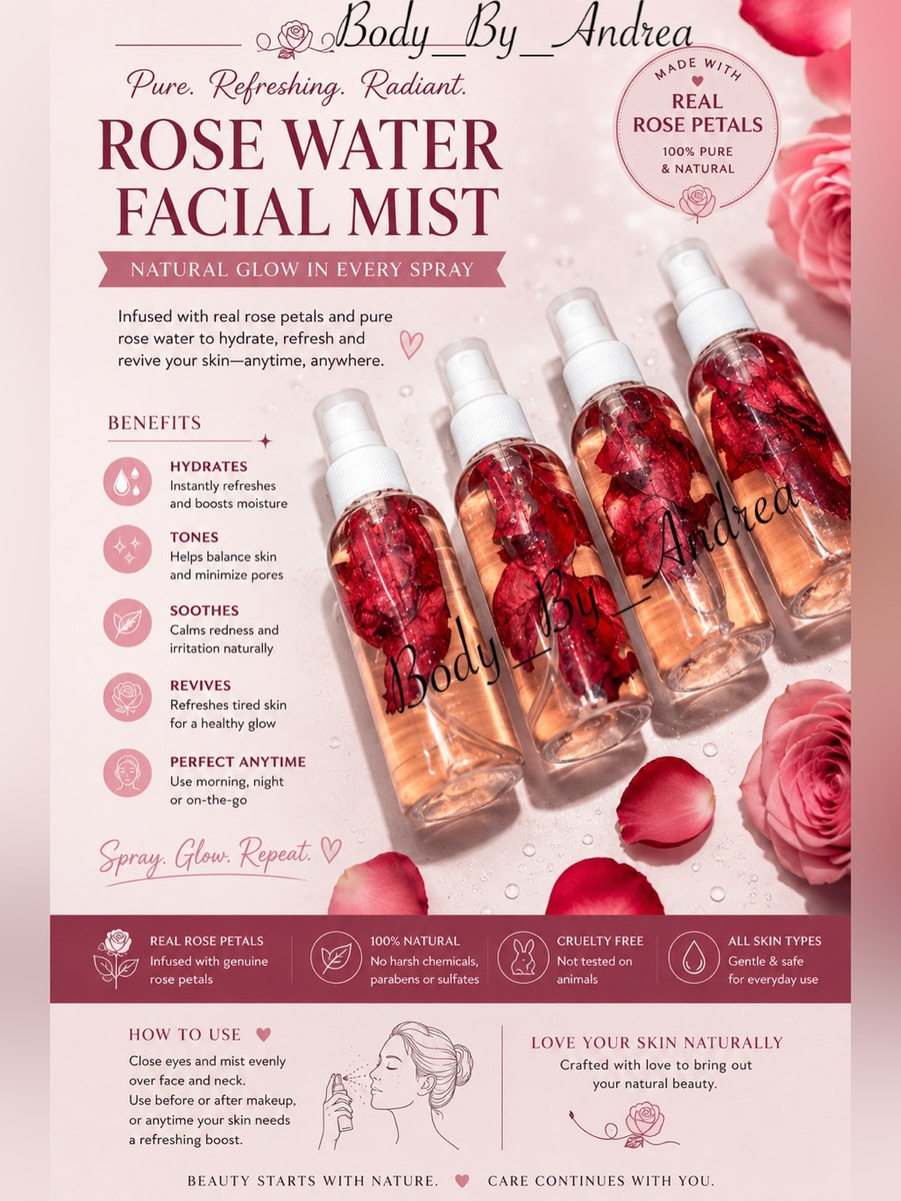 Rose🌹water facial mist